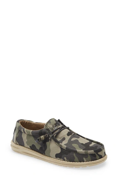 Shop Hey Dude Wally Slip-on In Camo