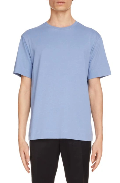 Shop Dries Van Noten Heeb Cotton T-shirt In Light Blue