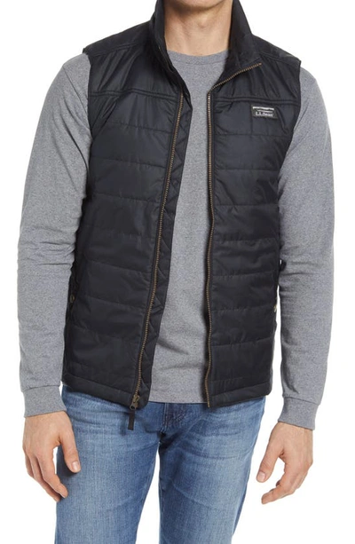 L.l.bean Mountain Classic Weather Resistant Puffer Vest In Black