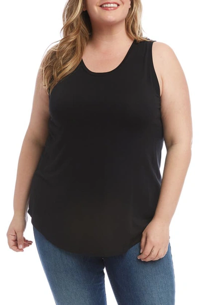 Shop Karen Kane Shirttail Tank In Black