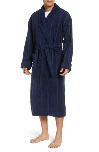 Shop Majestic Ultra Luxe Robe In Marine