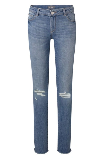 Shop Dl Ripped Skinny Jeans In Gulfstream