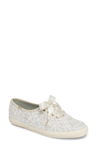 Shop Keds ® X Kate Spade New York Glitter Sneaker In Cream