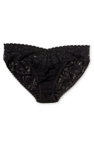 Hanky Panky Signature Lace V-kini Panties In Black