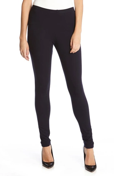 Shop Karen Kane Leggings In Navy