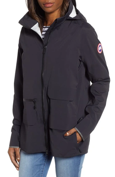Shop Canada Goose Pacificia Waterproof Jacket In Black