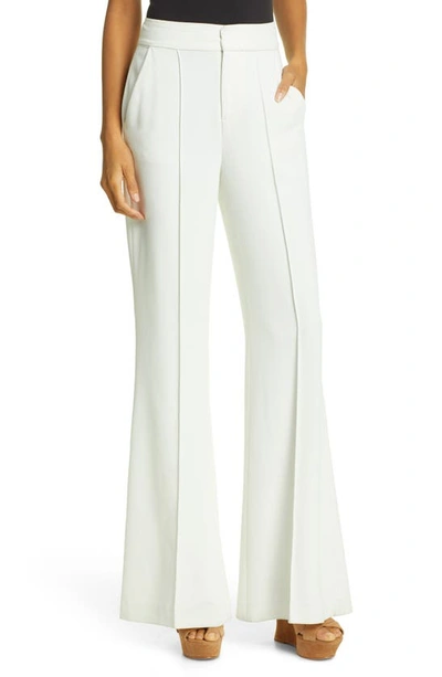 Shop Alice And Olivia Dylan Bootcut Pants In White