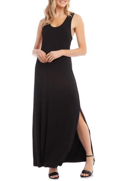 Shop Karen Kane Cara Cross Back Maxi Dress In Black