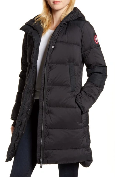 Shop Canada Goose Alliston Packable Down Jacket In Black