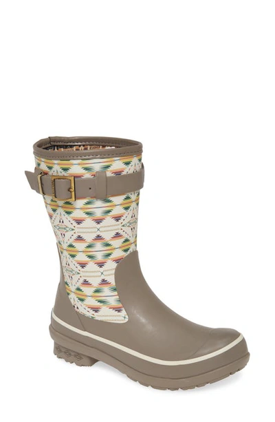 Shop Pendleton Falcon Cove Short Waterproof Rain Boot In Taupe Rubber