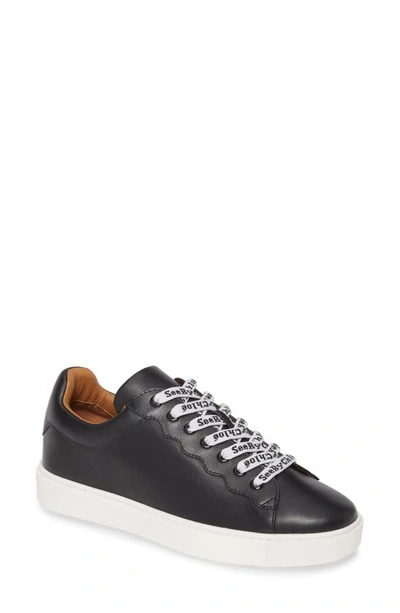 Shop See By Chloé Logo Lace Sneaker In Black