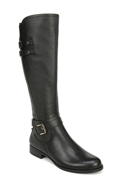 Shop Naturalizer Jackie Tall Riding Boot In Black Leather