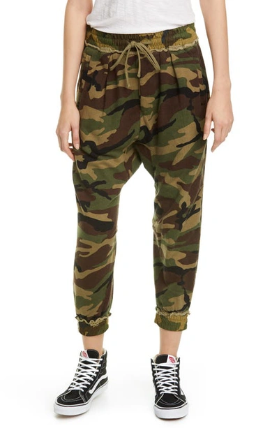 Shop R13 Camo Print Jogger Pants