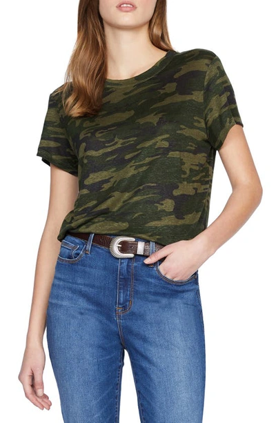 Shop Sanctuary The Perfect Camo Linen Tee In Mother Nature Camo