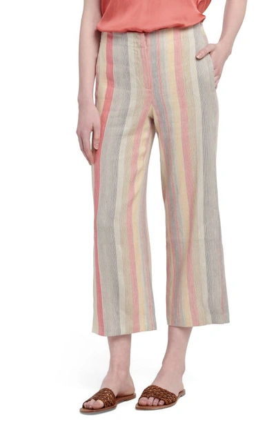 Shop Nic + Zoe Sweetclover Crop Pants In Orange Multi