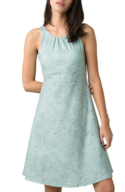 Shop Prana Skypath A-line Dress In Breeze Misty