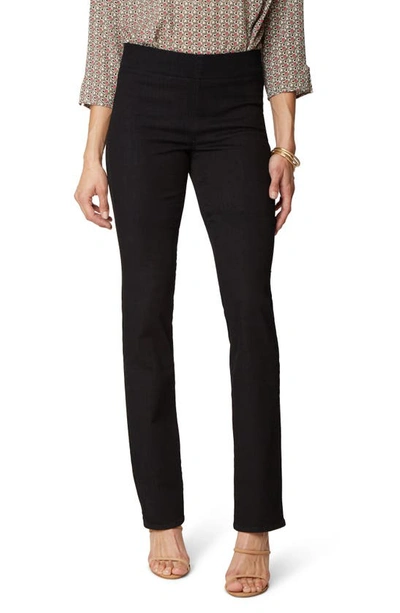 Shop Nydj Nydy Pull-on Straight Leg Jeans In Nautilus