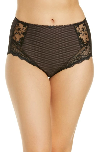 Shop Elomi Charley Full Figure Briefs In Jet