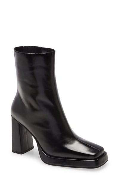 Shop Jeffrey Campbell Maximal Bootie In Black Leather