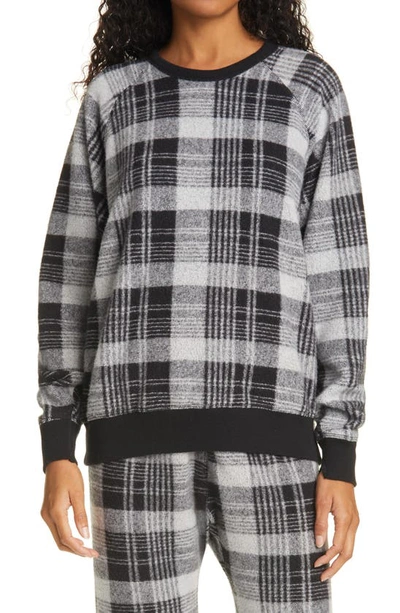 Shop The Great The College Sweatshirt In Black Lumber Plaid