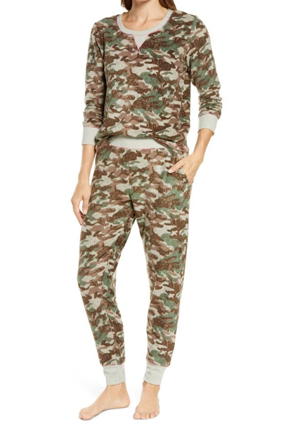Shop Emerson Road Superspan Pajamas In Green Camp