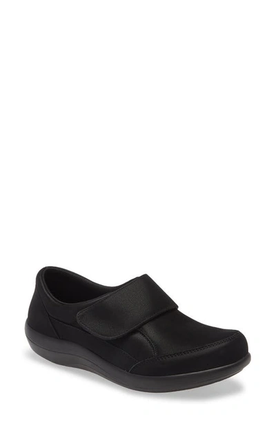 Shop Alegria Daisie Sneaker In Black Softie Leather