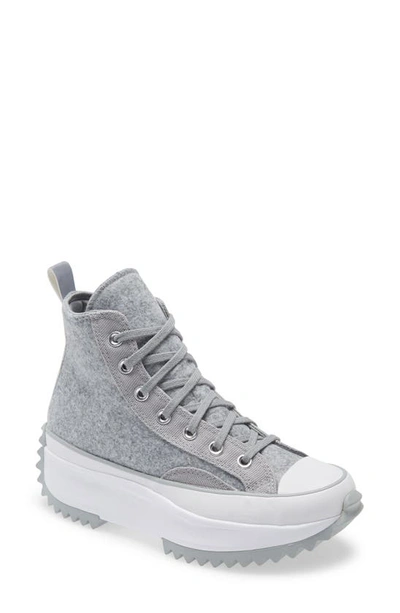 Shop Converse Chuck Taylor All Star Run Star Hike Hi Sneaker In Ash Stone/ Silver/ White