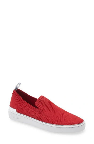 Shop Michael Michael Kors Skyler Sneaker In Bright Red Multi