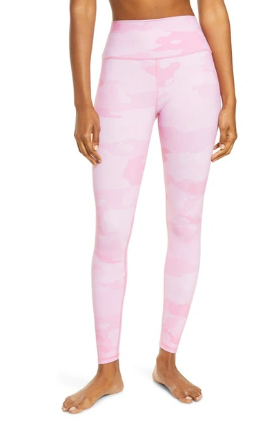 Shop Alo Yoga Vapor High Waist Leggings In Pink Camouflage