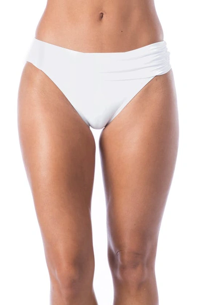 Shop La Blanca 'island' Hipster Bikini Bottoms In White