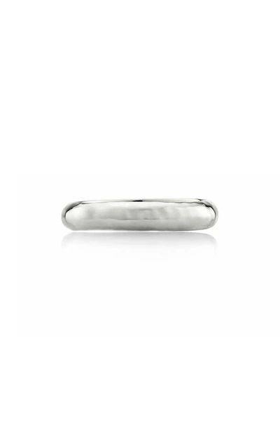 Shop Monica Vinader Alta Hammered Sterling Silver Ring