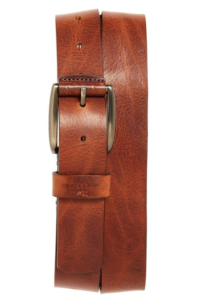 Shop Ted Baker Jeebelt Leather Belt In Tan