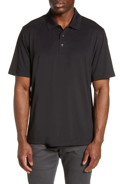Shop Cutter & Buck Forge Drytec Solid Performance Polo In Black