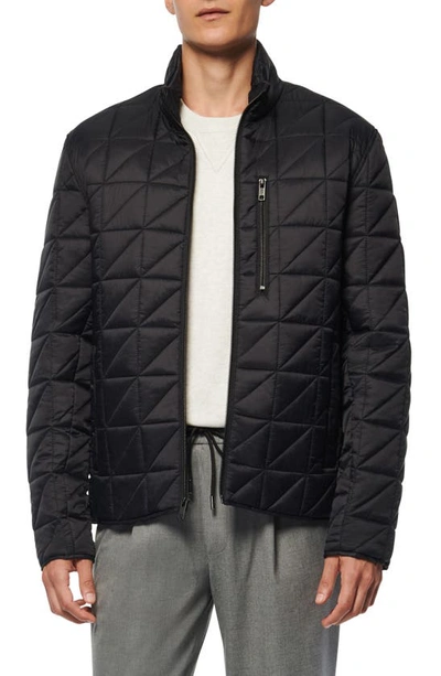 Shop Marc New York Brompton Water Resistant Quilted Jacket In Black
