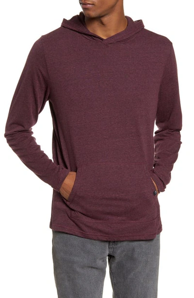 Shop Threads 4 Thought Pullover Hoodie In Maroon Rust