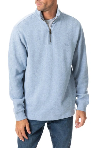 Shop Rodd & Gunn Alton Ave Regular Fit Pullover Sweatshirt In Sea Breeze