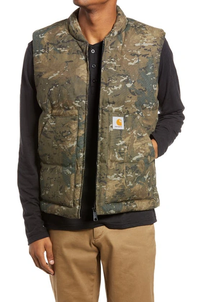 Shop Carhartt Brooke Vest In Camo Combi