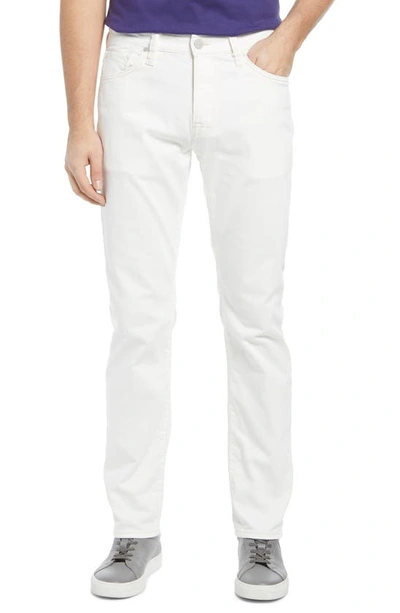 Shop 34 Heritage Courage Straight Leg Jeans In White Denim