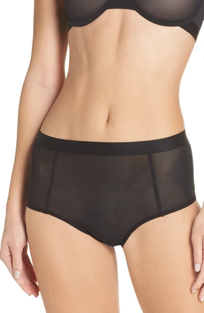 Shop Negative Underwear Sieve High Waist Briefs In Black