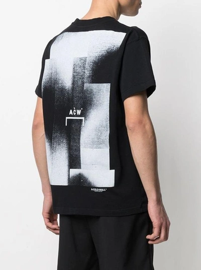 Shop A-cold-wall* Jersey T-shirt With Signature Print In Black