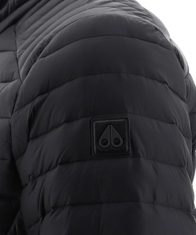 Shop Moose Knuckles "akaline" Down Jacket In Black  