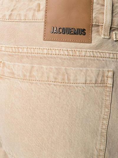 Shop Jacquemus Shorts Beige