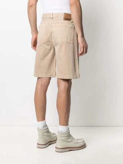 Shop Jacquemus Shorts Beige