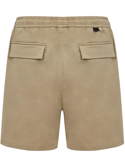 Shop Low Brand Shorts In Wolf