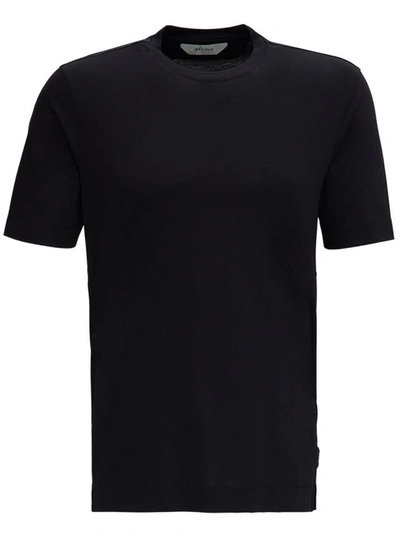 Shop Z Zegna Black Jersey T-shirt