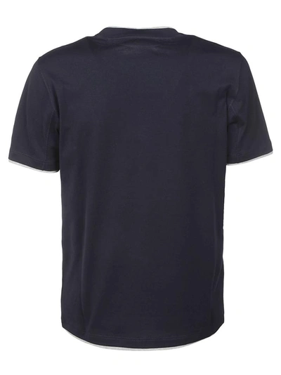 Shop Brunello Cucinelli T-shirts And Polos Blue