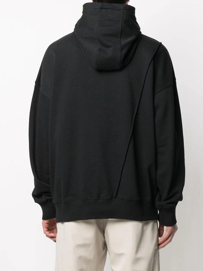 Shop A-cold-wall* Dissection Hoodie In Black Jersey