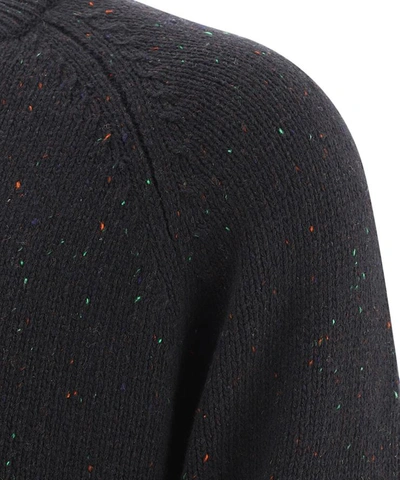 Shop Carhartt "anglistic" Wool Sweater In Black  