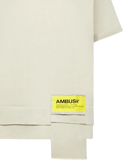 Shop Ambush T-shirts And Polos Beige