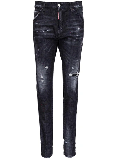 Shop Dsquared2 Black Cool Guy Denim Jeans